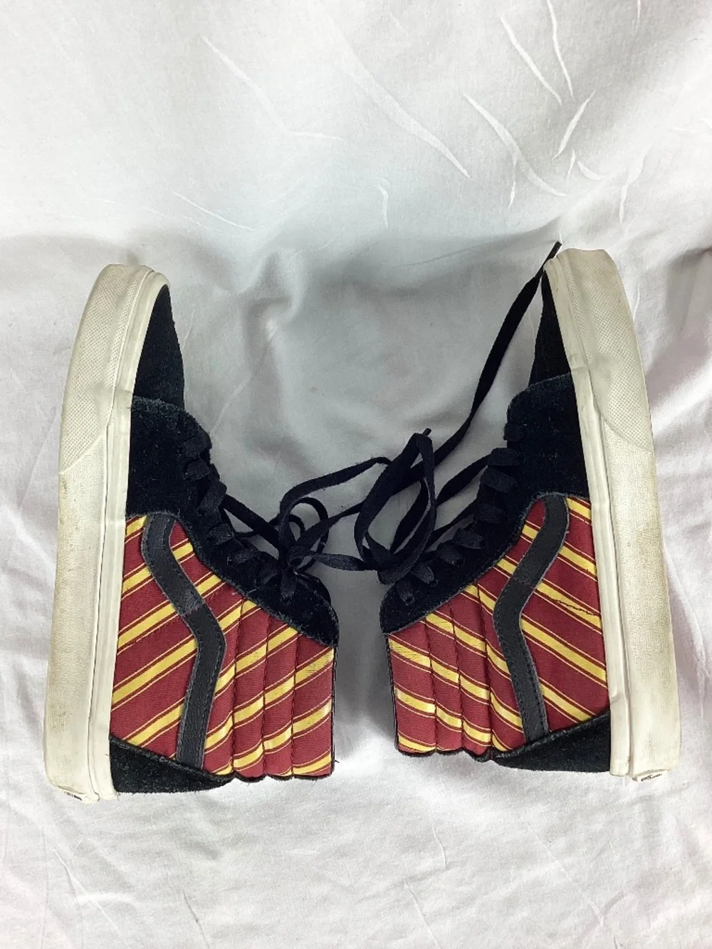 Vans Harry Potter Unisex Suede Shoes Mens Size 4 Womens 5.5 Hightop Black Red
